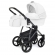 Коляска для новорожденных Esspero Grand Newborn Lux (шасси Graphite) Nappa White