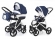 Коляска 2 в 1 Esspero Newborn Lux (шасси Grey) Navy Lux