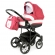 Коляска для новорожденных Esspero Magic Pro (шасси Black) Red Lux