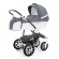 Коляска для новорожденных Esspero Grand Discovery (шасси Graphite White) Nappa Blue Grey