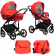 Коляска 2 в 1 Tutis Viva Life Majestic Ruby