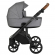 Коляска 2 в 1 Roan Bass Next Shiny Grey/Black/руч.Коричневый