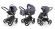 Коляска 3 в 1 Esspero Magic (шасси Chrome) Dark Grey