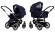 Коляска 2 в 1 Emmaljunga Edge Duo Combi Lounge (шасси Duo S Lounge) Lounge Navy