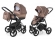 Коляска 2 в 1 Esspero Newborn Lux (шасси Chrome) Coffee