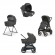 Коляска 3 в 1 Inglesina Aptica XT (DRW I-Size) с подставкой под люльку Stand Up Magnet Grey