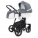 Коляска для новорожденных Esspero Grand Newborn Lux (шасси Chrome) Nappa Blue Grey