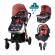 Коляска 3 в 1 Cosatto Giggle Trail Pretty Flamingo