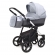 Коляска для новорожденных Esspero Grand Newborn Lux (шасси Chrome) Grey Stone