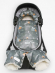 Конверт зимний меховой AMAROBABY Snowy Baby, 85 см Горы, серый