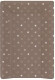 Пеленальный матрац на кровать Ceba Baby на жёстком основании 70 см Stars Brown