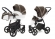 Коляска 2 в 1 Esspero Grand Newborn Lux (шасси Chrome) Royal Brown