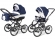 Коляска 2 в 1 Esspero Classic (шасси Graphite) Navy Lux