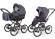 Коляска 2 в 1 Esspero Classic (шасси Graphite) Dark Grey