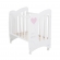 Детская кроватка Micuna Wonderful 120x60 White/Pink