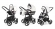 Коляска 3 в 1 Esspero Newborn Lux (шасси Chrome) White