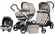 Коляска 3 в 1 Peg Perego Book 51 S Elite Set Modular (шасси White/Black) Luxe Beige