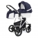 Коляска для новорожденных Esspero Grand Newborn Lux (шасси Grey) Nappa Navy