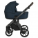 Коляска 2 в 1 Roan Bass Next Navy Blue /Black/ руч.Тем.коричневый