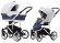 Коляска 2 в 1 Esspero LE Alesund (шасси White) Blue