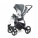 Прогулочная коляска Esspero Grand Newborn Lux (шасси Graphite) Nappa Blue Grey