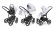 Коляска 3 в 1 Esspero Grand Magic (шасси Black) Grey Diamond