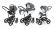 Коляска 3 в 1 Esspero Grand Magic (шасси White) Nappa Blue Grey