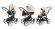 Коляска 3 в 1 Esspero Grand Magic (шасси White) Cream leatherette