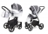 Коляска 2 в 1 Esspero Grand Newborn Lux (шасси Chrome) Royal Silver