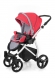 Прогулочная коляска Esspero Newborn Lux (шасси Grey) Red Grey