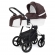 Коляска для новорожденных Esspero Grand Newborn Lux (шасси Chrome) Nappa Brown