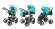 Коляска 3 в 1 Esspero I-Nova Alu (шасси Chrome) Aqua
