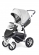 Прогулочная коляска Esspero Grand Discovery (шасси Graphite White) White leatherette