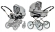 Коляска 2 в 1 Emmaljunga Edge Duo Combi Lounge (шасси De Luxe Chrome) Pure