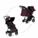 Прогулочная коляска iCoo ACROBAT Shop N Drive fishbone bordeaux