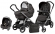 Коляска 3 в 1 Peg Perego Book 51 XL Modular System (шасси Jet) Bloom Black