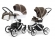 Коляска 2 в 1 Esspero Grand Magic Pro (шасси White) Royal Brown
