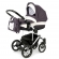 Коляска для новорожденных Esspero Magic Pro (шасси White) Grey Leves