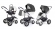 Коляска 3 в 1 Esspero Grand Discovery (шасси Graphite White) Grafite leatherette