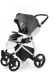 Прогулочная коляска Esspero Grand Newborn Lux (шасси Grey) Grafite leatherette