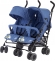 Коляска для двойни Baby Care City Twin Синий