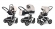 Коляска 3 в 1 Esspero Discovery Alu (шасси Grey) Beige