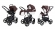 Коляска 3 в 1 Esspero Grand Newborn Lux (шасси Graphite) Nappa Brown