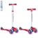 Самокат GLOBBER PRIMO PLUS LIGHTS с 3 светящимися колесами Red