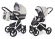 Коляска 2 в 1 Esspero Newborn Lux (шасси White) Grey Carbon