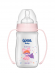 Бутылочка  для кормления WeeBaby Classic Plus, с ручкой, 250 мл с широким горлышком с силик соской Девочка