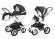 Коляска 2 в 1 Esspero Grand Tour (шасси White) Nappa Graphite