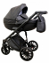 Коляска 2 в 1 Peppy Fortis черная кожа
