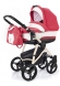 Коляска для новорожденных Esspero Newborn Lux (шасси Beige) Red Lux