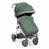 Прогулочная коляска Oyster Zero Olive Green с накидкой на ножки
